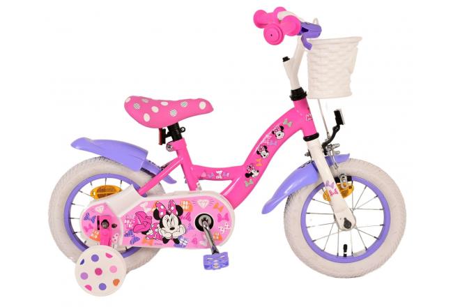 VOLARE - Detský bicykel Minnie - dievčenský - 12 palcov - ružový
