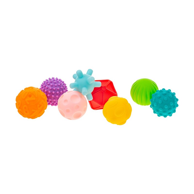 AKUKU - Sada senzorických hračiek 8ks balóniky