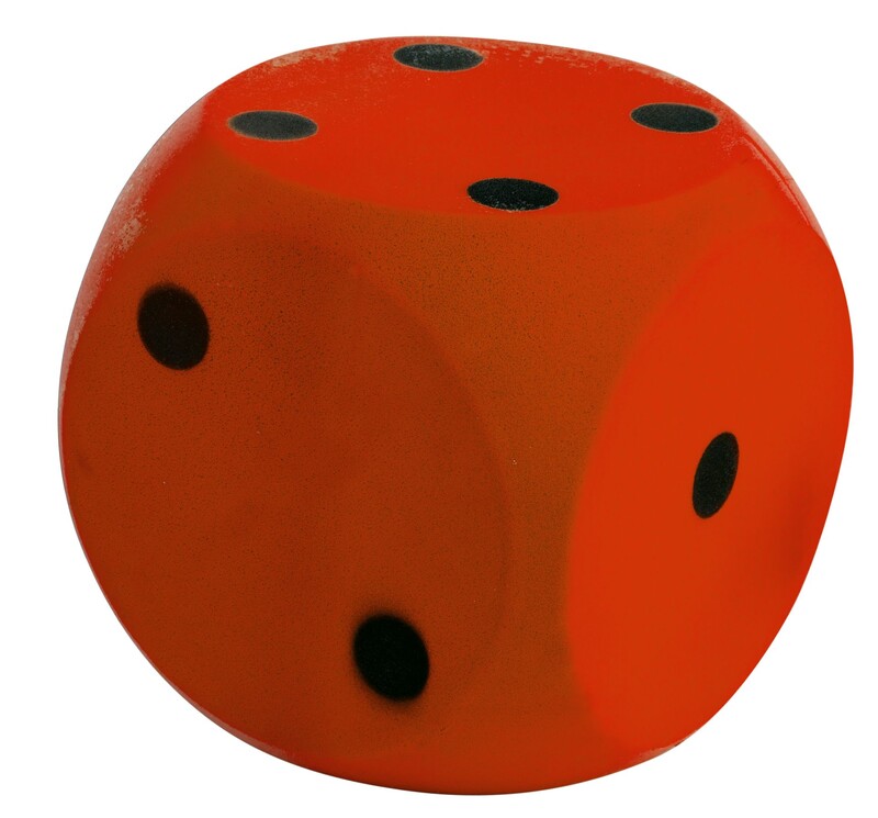 ANDRONI - Kocka mäkká - veľkosť 16 cm, červená
