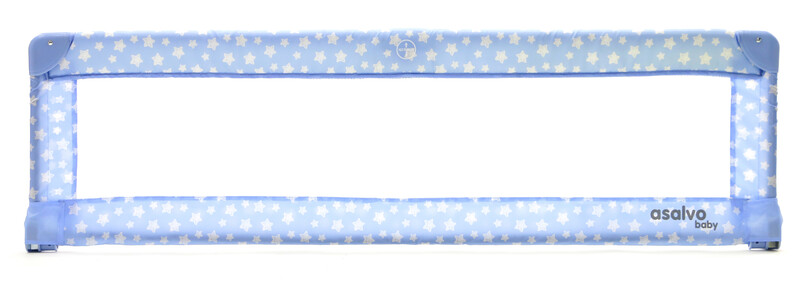ASALVO - Zábrana na posteľ 150 cm stars blue