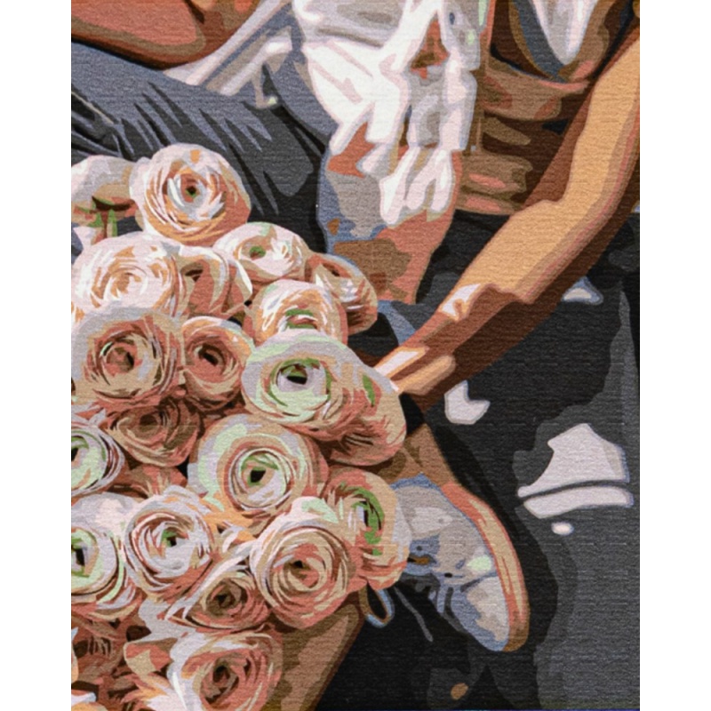ASTRA - Maľovanie podľa čísel ROSE BOUQUET, na ráme, 40x50cm, 801023904