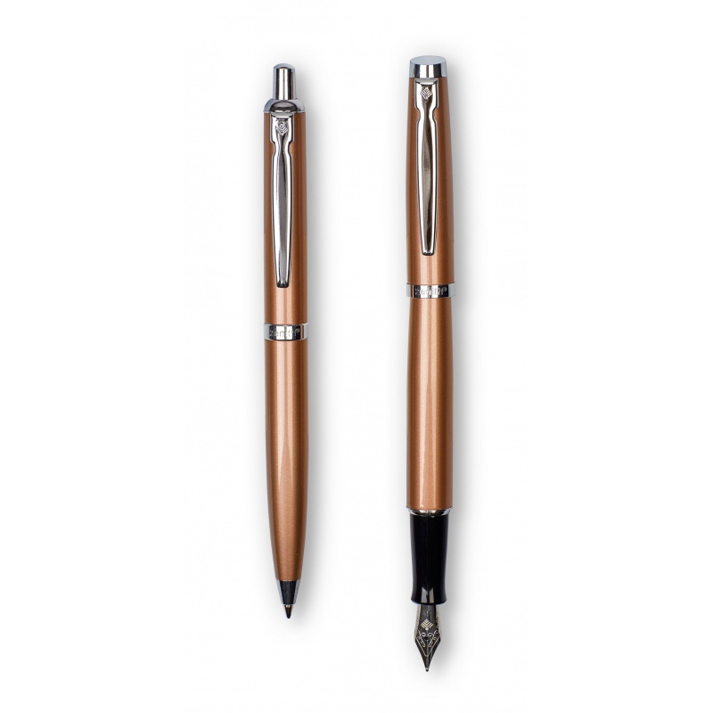 ASTRA - ZENITH Elegance, Luxusná sada / Guľôčkové pero 0,8mm + Plniace pero, krabička, 7600204