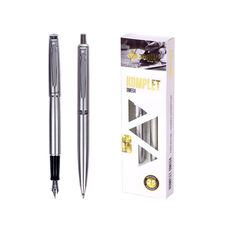 ASTRA - ZENITH Elegance, Luxusná sada / Guľôčkové pero 0,8mm + Plniace pero, krabička, 7600202