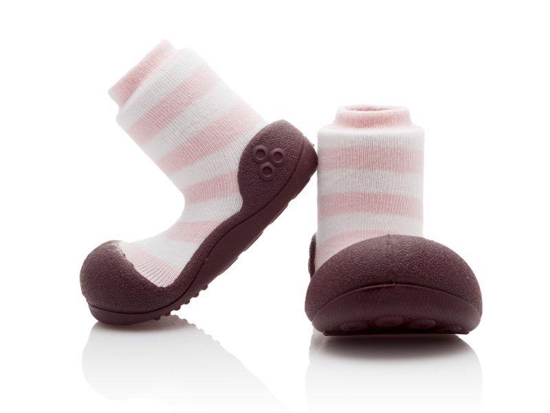 ATTIPAS - Topánočky detské Natural Herb Pink S