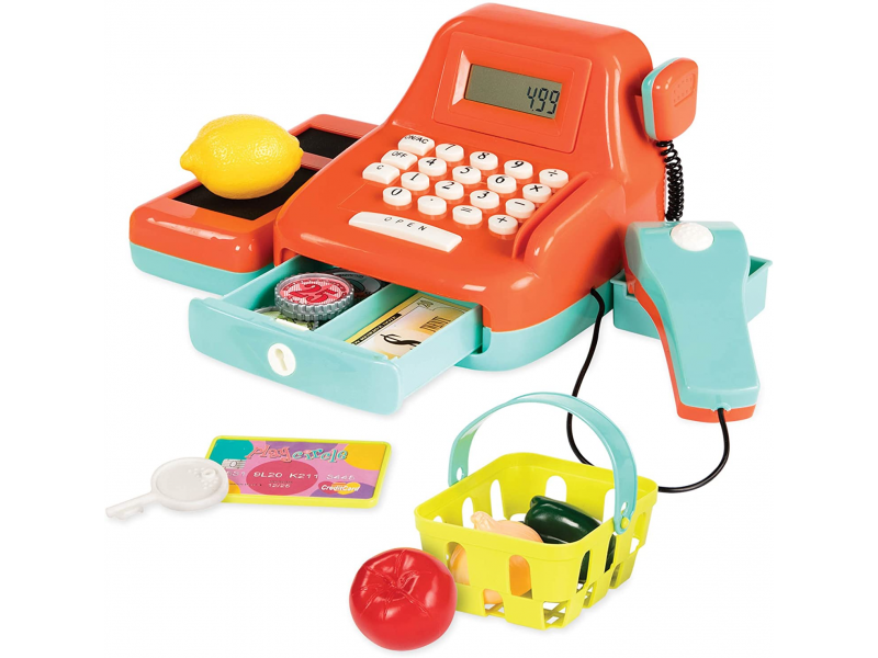 B-TOYS - Detská pokladňa so zvukmi a kalkulačkou