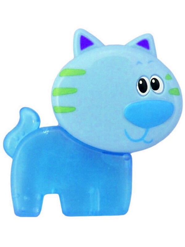 BABY MIX - Chladiace hryzátko  Mačička modré