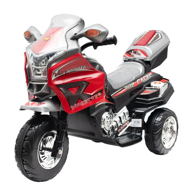 BABY MIX - Detská elektrická motorka RACER červená