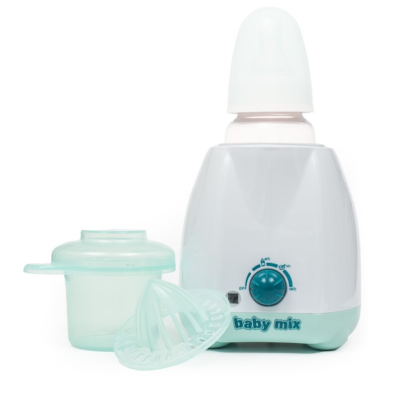 BABY MIX - Elektrický ohrievač fliaš a detskej stravy s príslušenstvom zelený