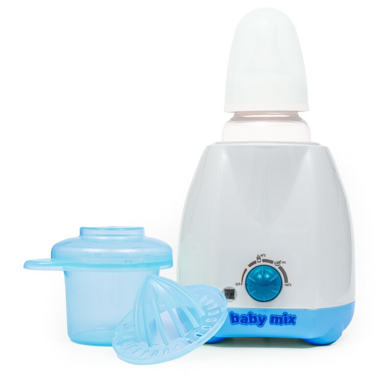 BABY MIX - Elektrický ohrievač fliaš a detskej stravy s príslušenstvom modrý