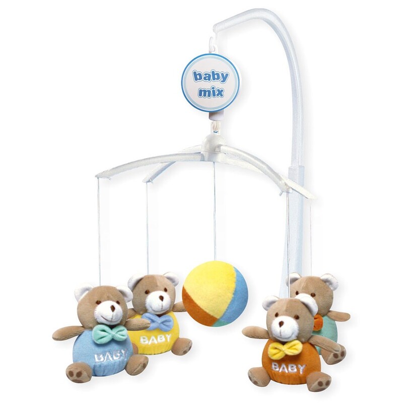 BABY MIX - Kolotoč nad postieľku Medvedíky Baby