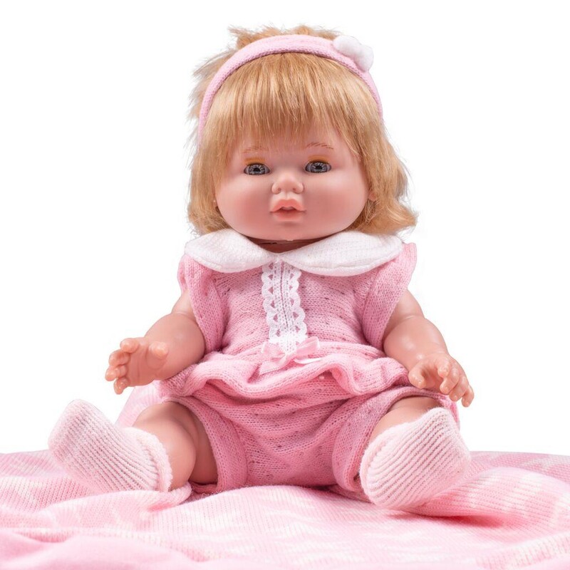 BERBESA - Luxusná detská bábika-bábätko Amalia 35cm