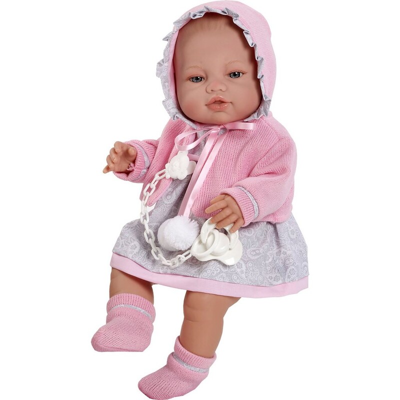 BERBESA - Luxusná detská bábika-bábätko Amanda 43cm