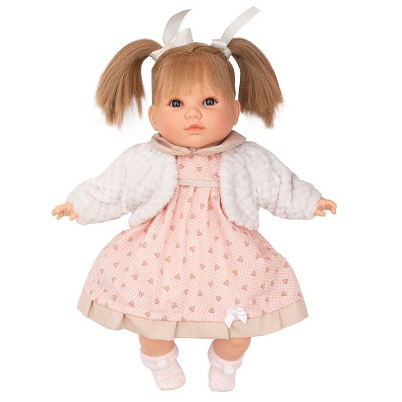 BERBESA - Luxusná hovoriaca detská bábika-dievčatko Natálka 40cm