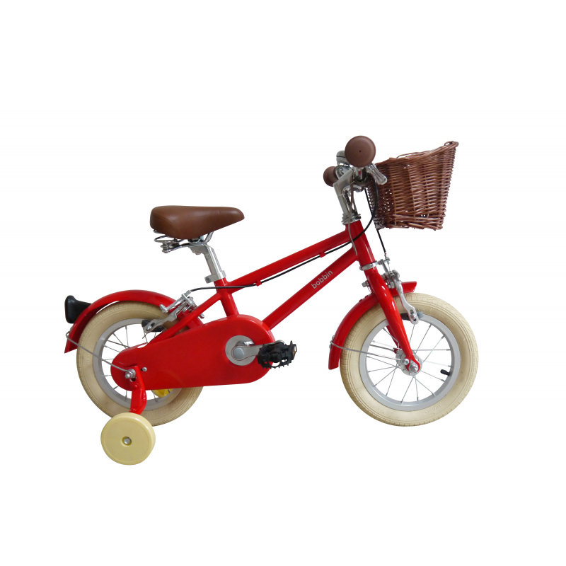 BOBBIN - Detský bicykel Moonbug 12" Red