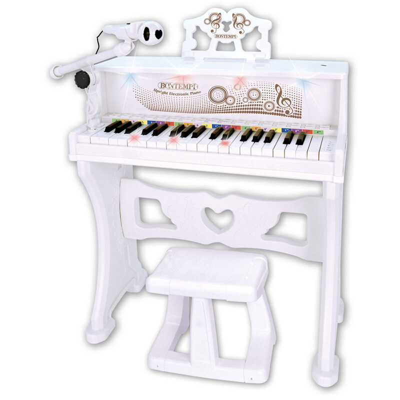 BONTEMPI - Detské elektronické piano so stoličkou + USB a Bluetooth pripojenie