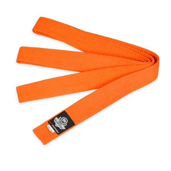 BUSHIDO - Oranžový opasok pre kimono DBX OBI, 240cm