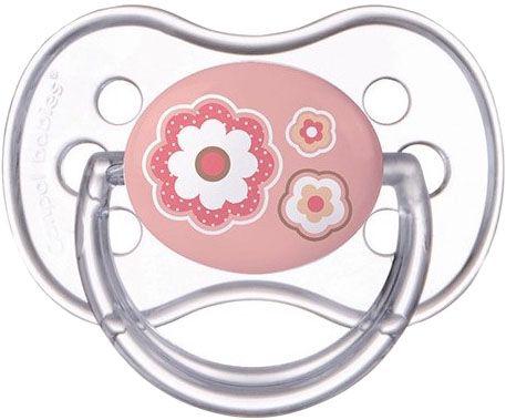 CANPOL BABIES - Cumlík silikónový symetrický 0-6m Newborn Baby - ružová