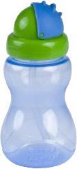 CANPOL BABIES - Fľaša športová so slamkou malá 270ml - modrá