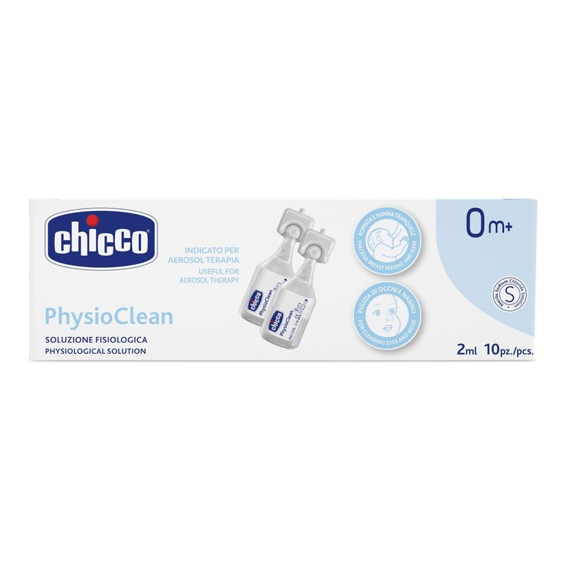 CHICCO - Fyziologický roztok do nosa 2 ml, 10 ampuliek