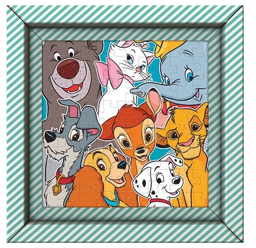 CLEMENTONI - Puzzle s rámom 60ks Disney zvieratká