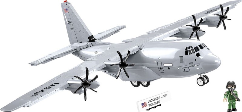 COBI - 5839 Armed Forces Lockheed C-130 Hercules, 1:61, 602 k, 1 f