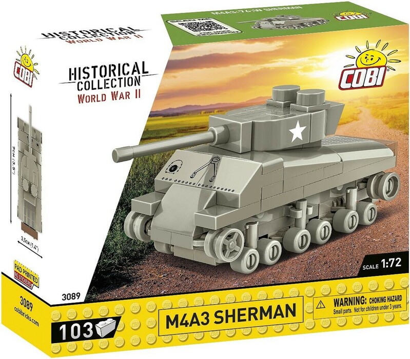 COBI - Sherman M4A3, 1:72, 103 k