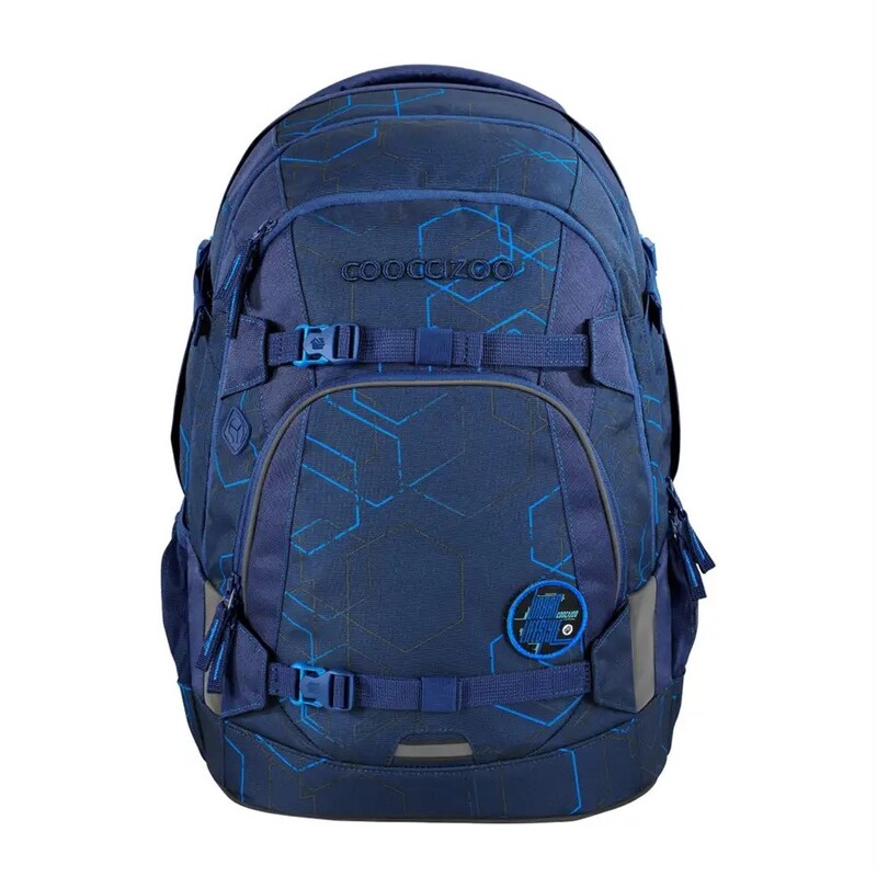 COOCAZOO - Školský ruksak MATE, Blue Motion, certifikát AGR