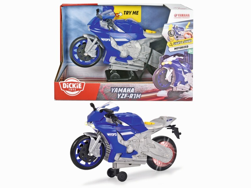 DICKIE - Motocykel Yamaha R1 Wheelie Raiders 26 Cm