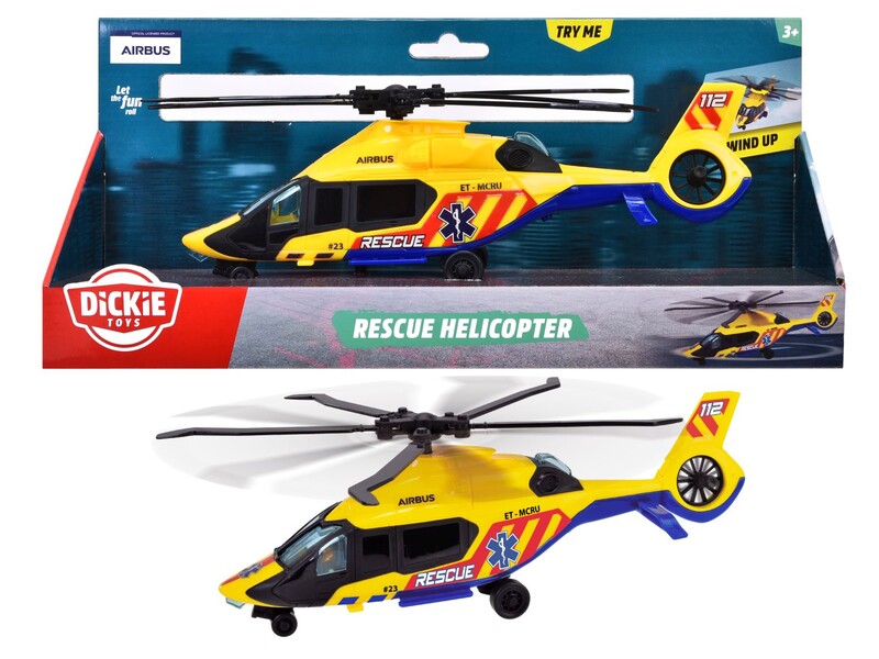 DICKIE - Záchranárska helikoptéra Airbus H160 23cm