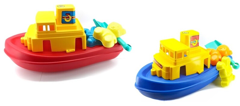 DOHÁNY TOYS - Detská loď s formičkami 45cm, Mix Produktov