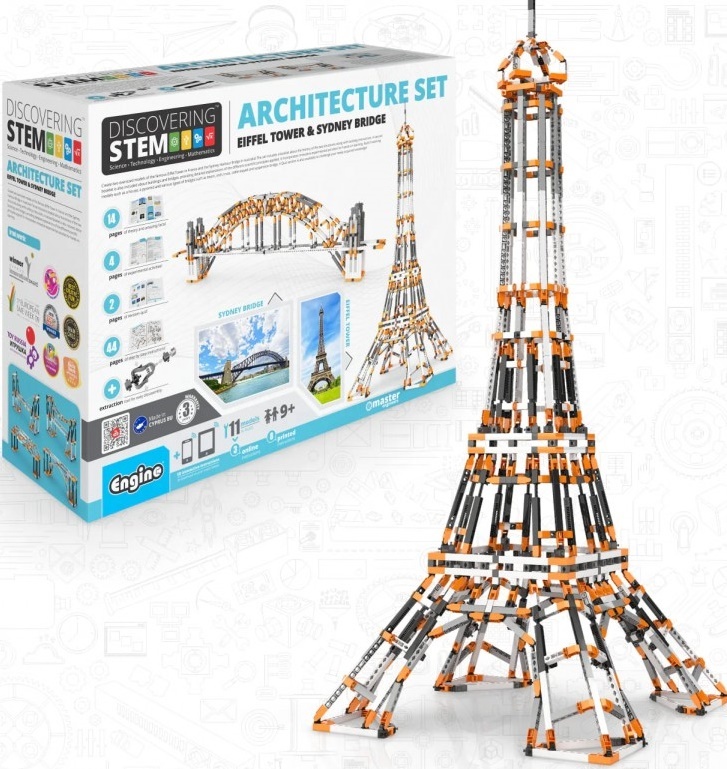 ENGINO - STEM ARCHITEKTÚRA: Eiffelova veža a most Sydney