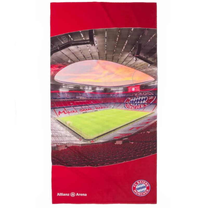 FCBAYERN - Bavlnená osuška  90/180cm Bayern München Stadium Maxi
