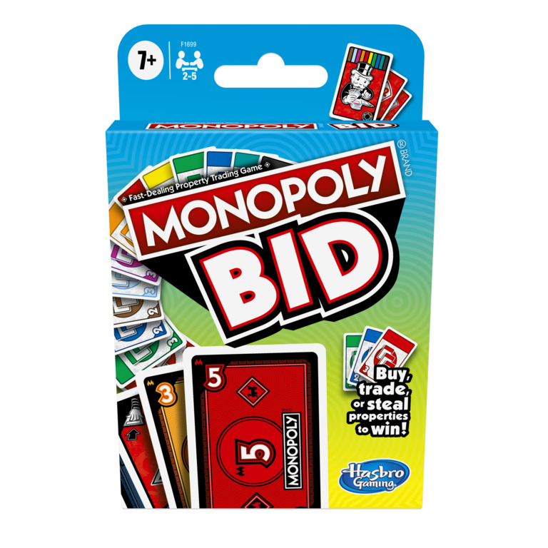 HASBRO - Kartová Hra Monopoly Bid Czsk Verzia