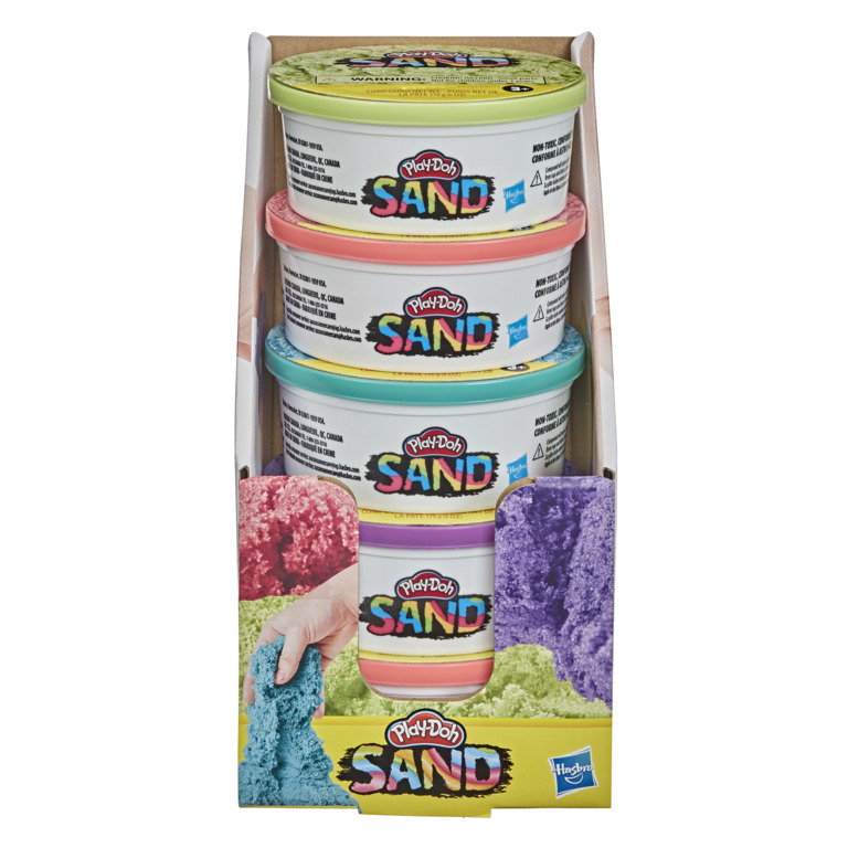 HASBRO - Play-Doh piesok samostatné kelímky