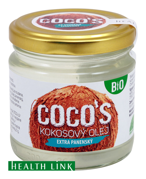 HEALTH LINK - BIO Kokosový olej 200 ml
