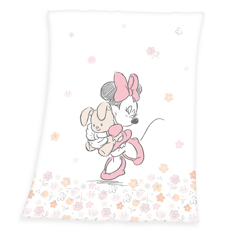 HERDING - Baby supersoft deka 75/100cm MINNIE MOUSE