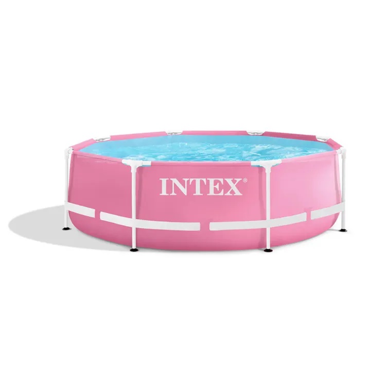 INTEX - 28290 Záhradný bazén ružový 244x76cm 