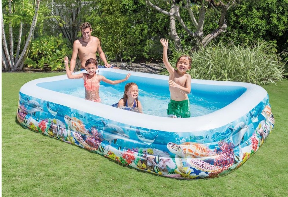 INTEX - nafukovací bazén Family s rybičkami