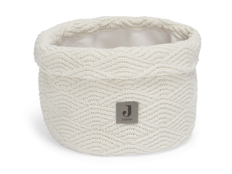 JOLLEIN - Košík pletený River Knit Cream White