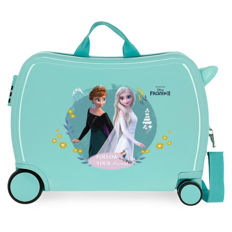 JOUMMA BAGS - Detský cestovný kufor na kolieskach / odrážadlo DISNEY FROZEN Dream, 34L, 4449821