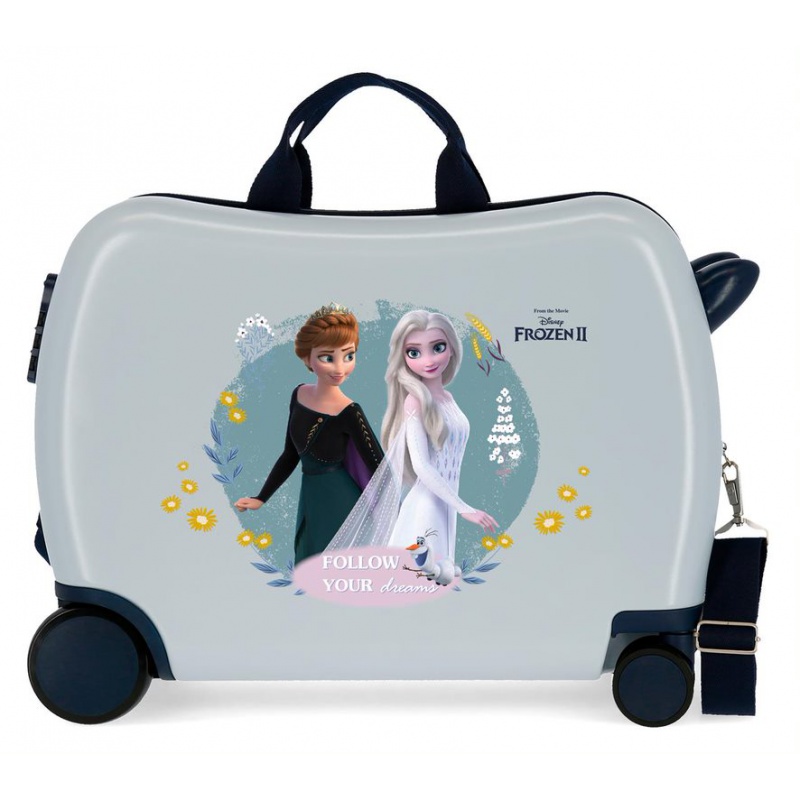 JOUMMA BAGS - Detský cestovný kufor na kolieskach / odrážadlo DISNEY FROZEN Dream, 34L, 4449822