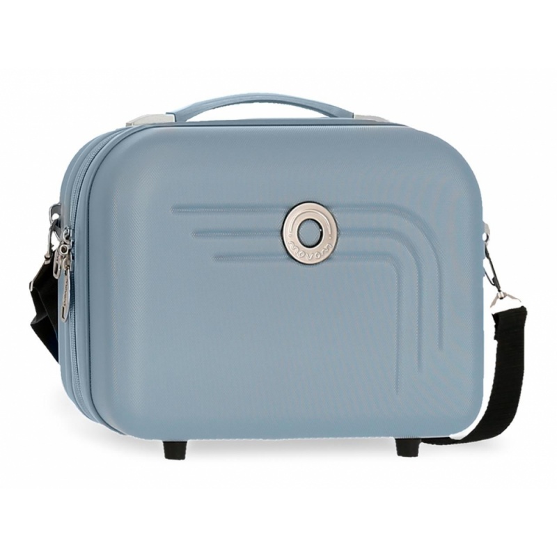 JOUMMA BAGS - Movom Riga Light Blue, ABS Cestovný kozmetický kufrík, 21x29x15cm, 9L, 5993963