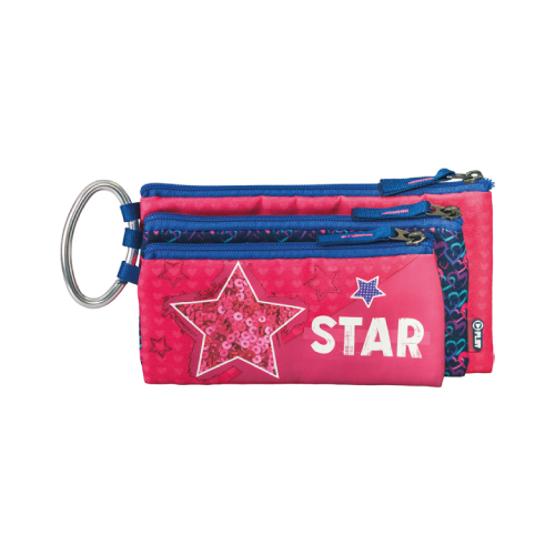 JUNIOR-ST - Puzdro na perá XL3, Pink Star