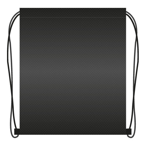 JUNIOR - Vrecko na prezuvky 41x34 cm - čierne