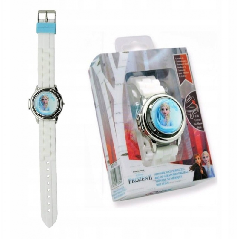 KIDS LICENSING - Dievčenské digitálne hodinky so spinnerom DISNEY FROZEN, WD21178