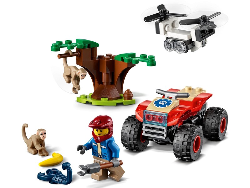 LEGO - City 60300 Záchranárska štvorkolka v divočine