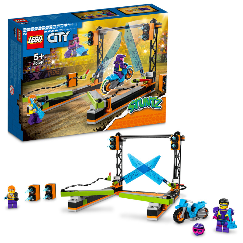 LEGO - City 60340 Kaskadérska výzva s čepeľami