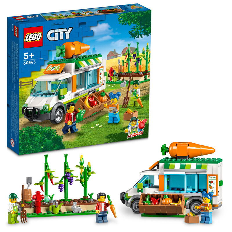LEGO - City 60345 Dodávka na farmárskom trhu