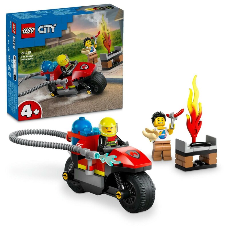 LEGO -  City 60410 Hasičská záchranárska motorka