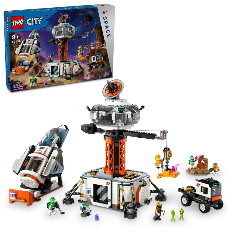LEGO -  City 60434 Vesmírna základňa a štartovacia plošina pre raketu